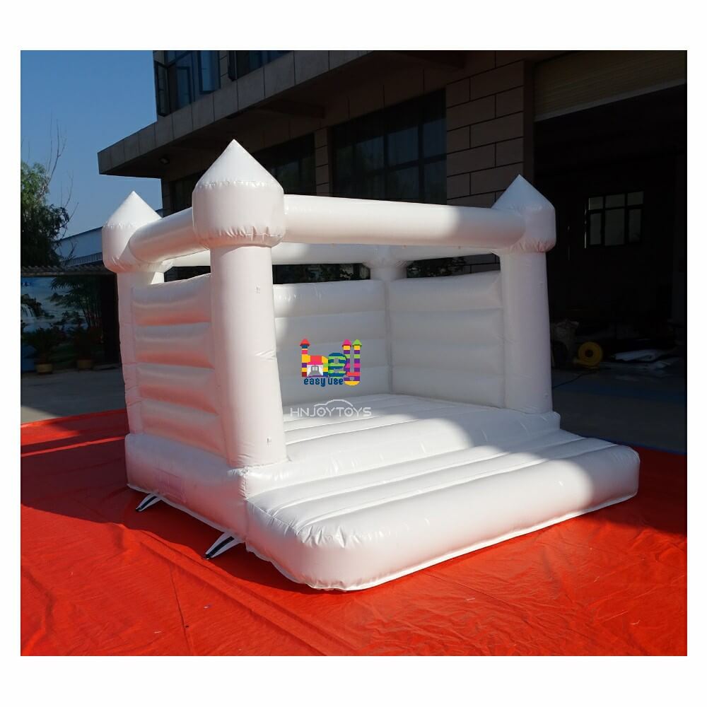 white wedding jumping castle