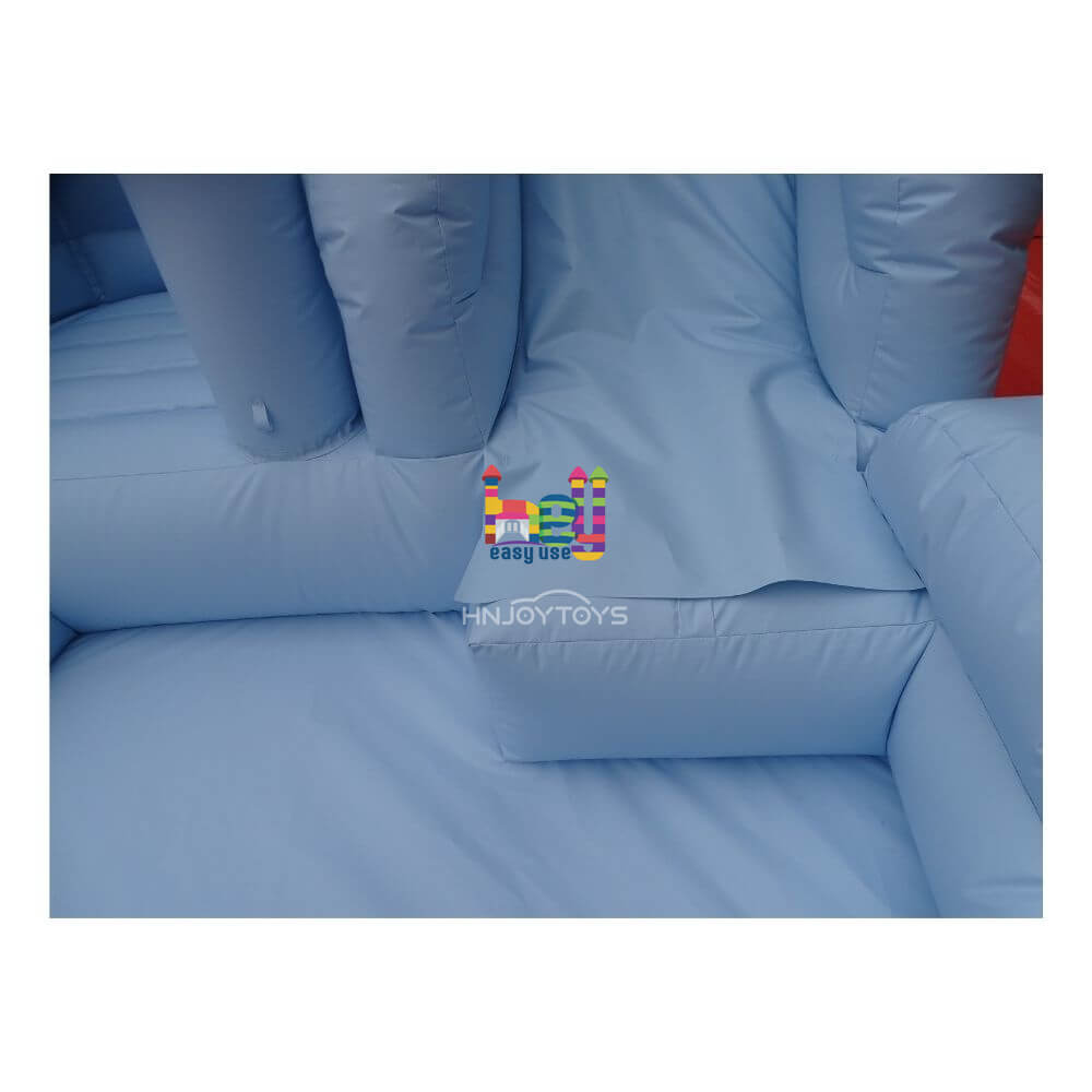 Pastel Inflatable Combo With Ball Pit And Slide