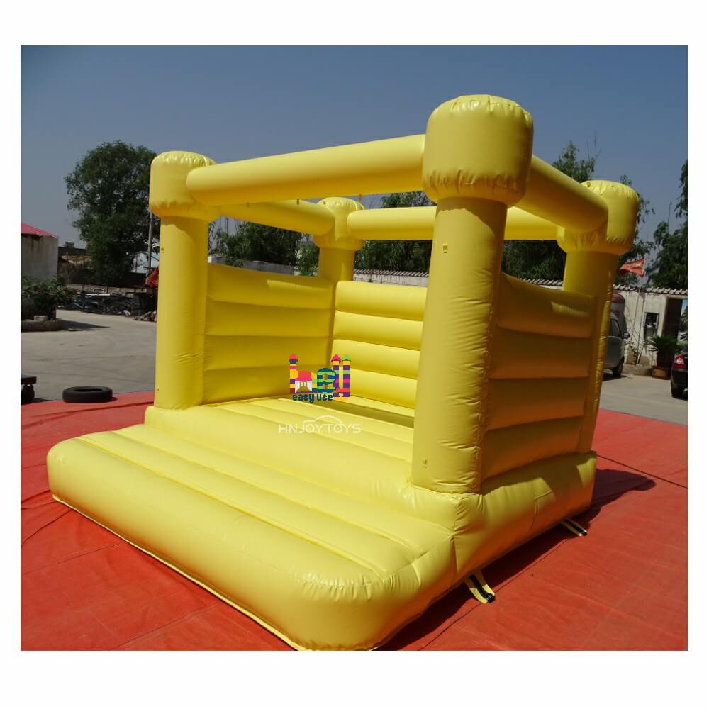 party rental yellow PVC inflatable bounce house