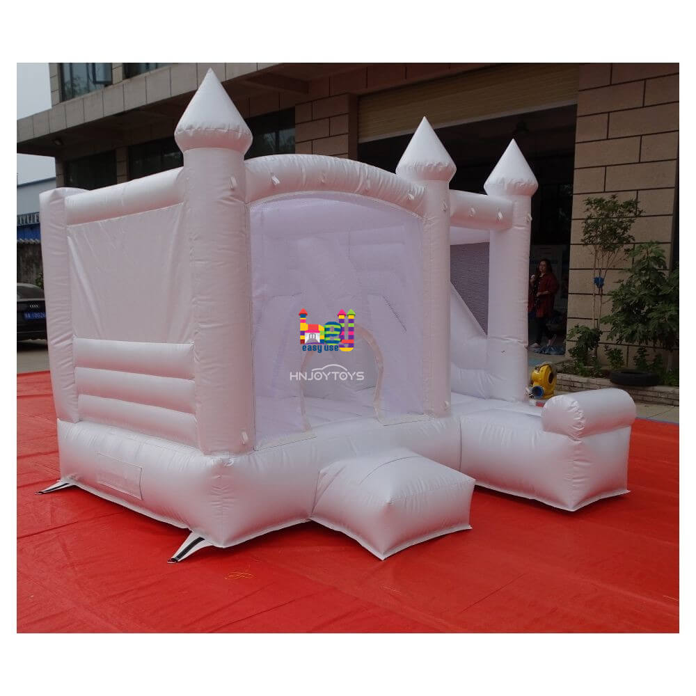 Commercial white bounce houses