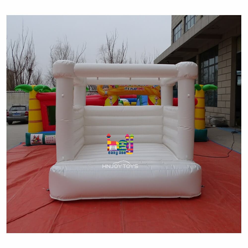 all white bouncy castle