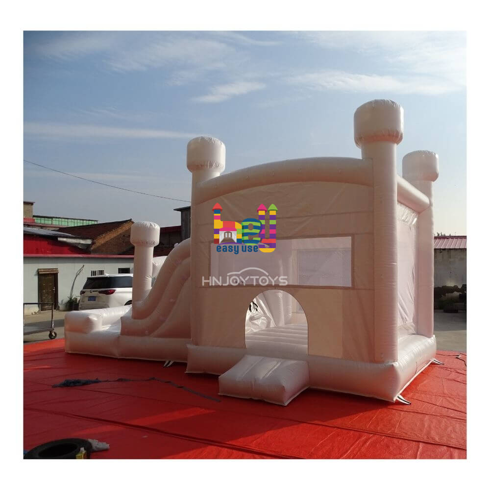 white bouncy castle for sale