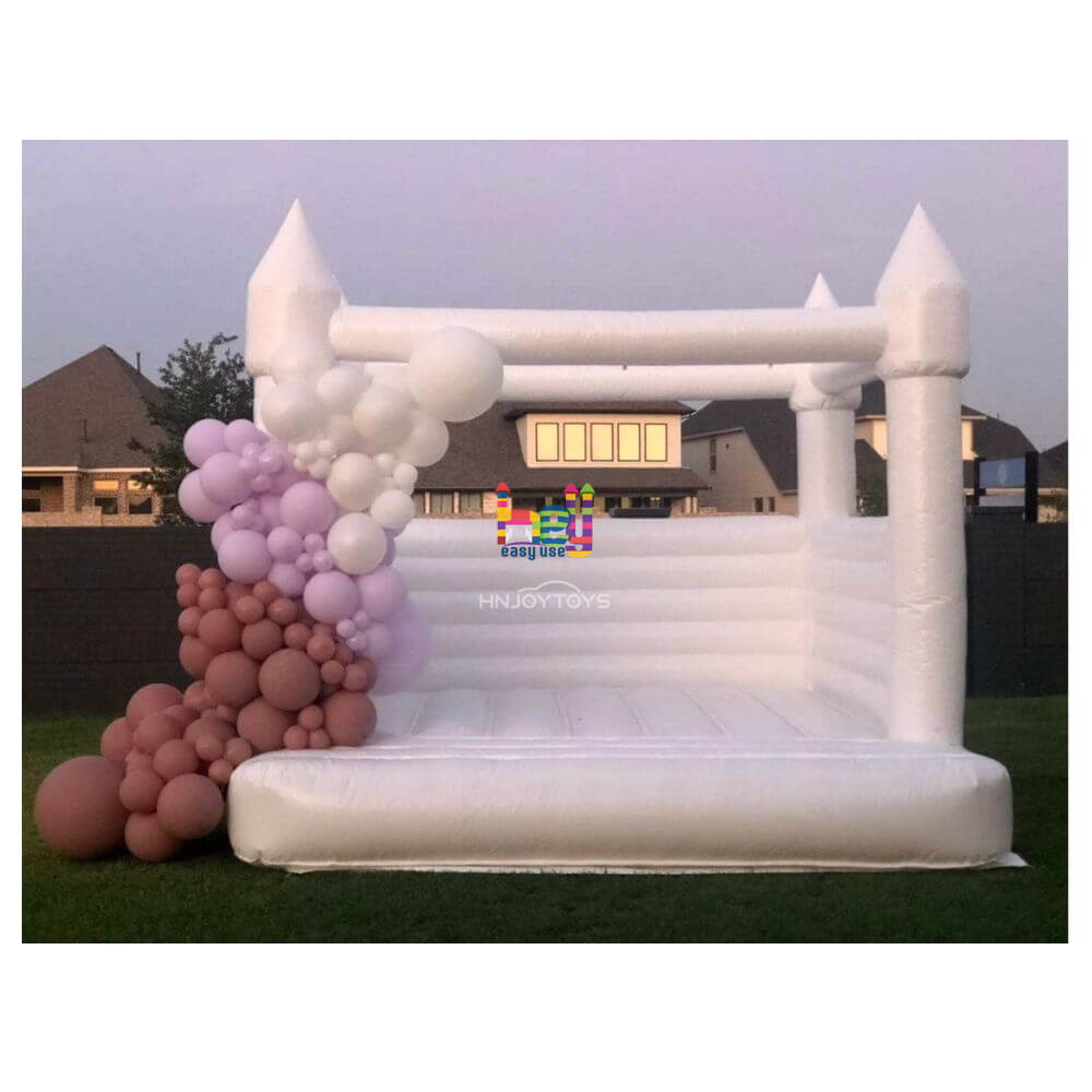 white inflatable bounce house for sale