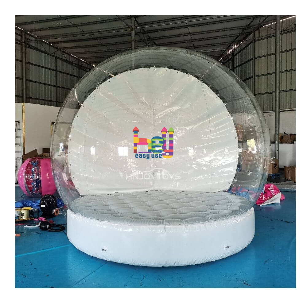 transparennt inflatable snow ball