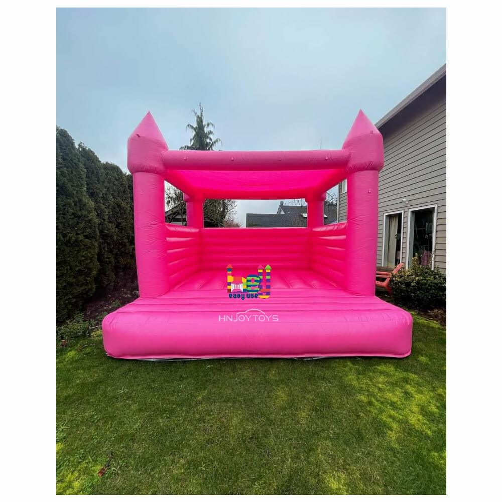 hot pink wedding bouncy castle inflatable bounce house