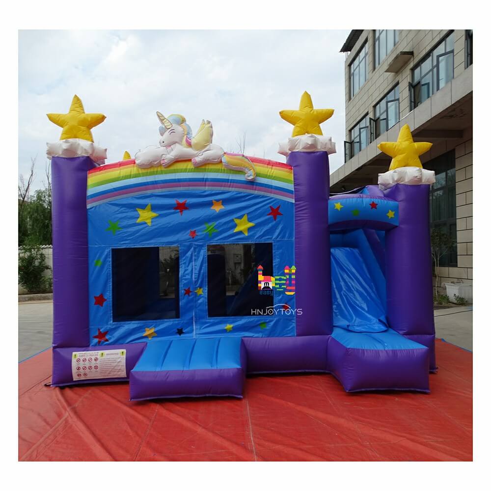 Outdoor Inflatable PVC Dry Slide Combo