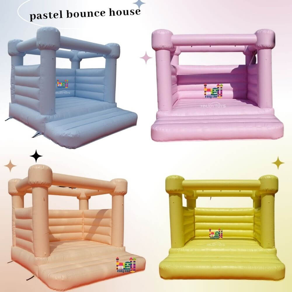 Pastel Inflatable Bounce House 