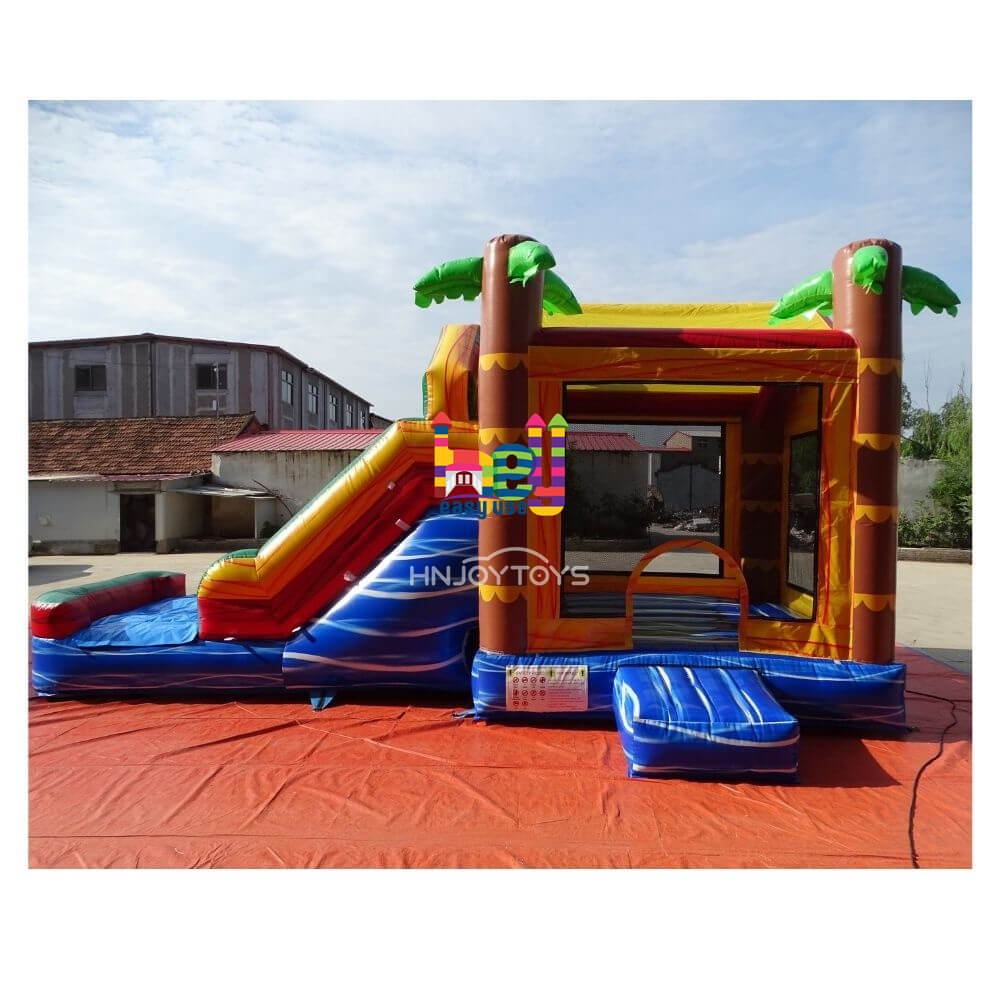 inflatable bounce house water slide combo on sale