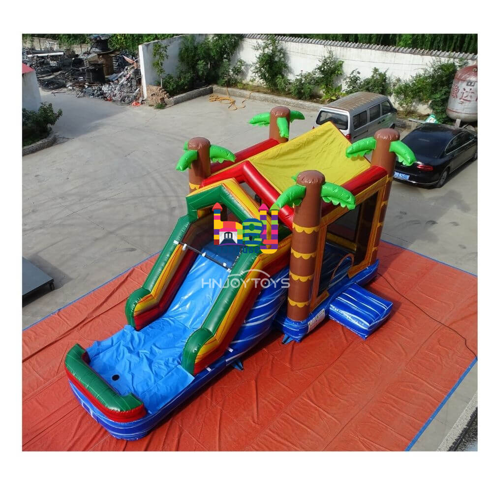 inflatable bounce house water slide combo on sale