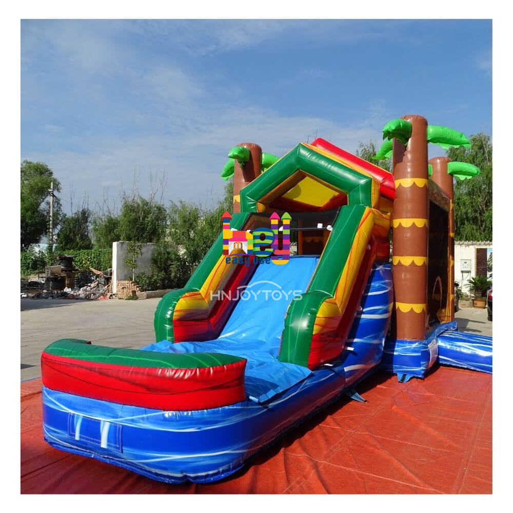 inflatable bounce house water slide combo on sale