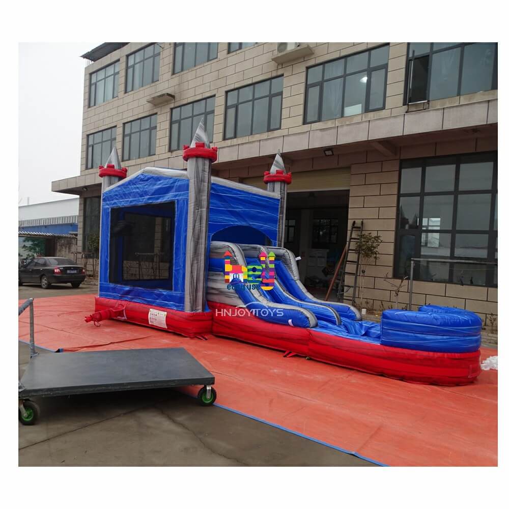 commercial grade inflatable water slide combo