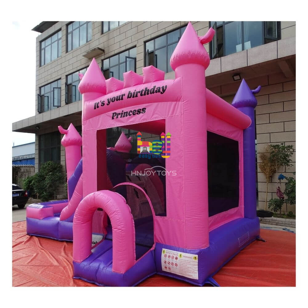 Outdoor PVC waterslide bounce house combo