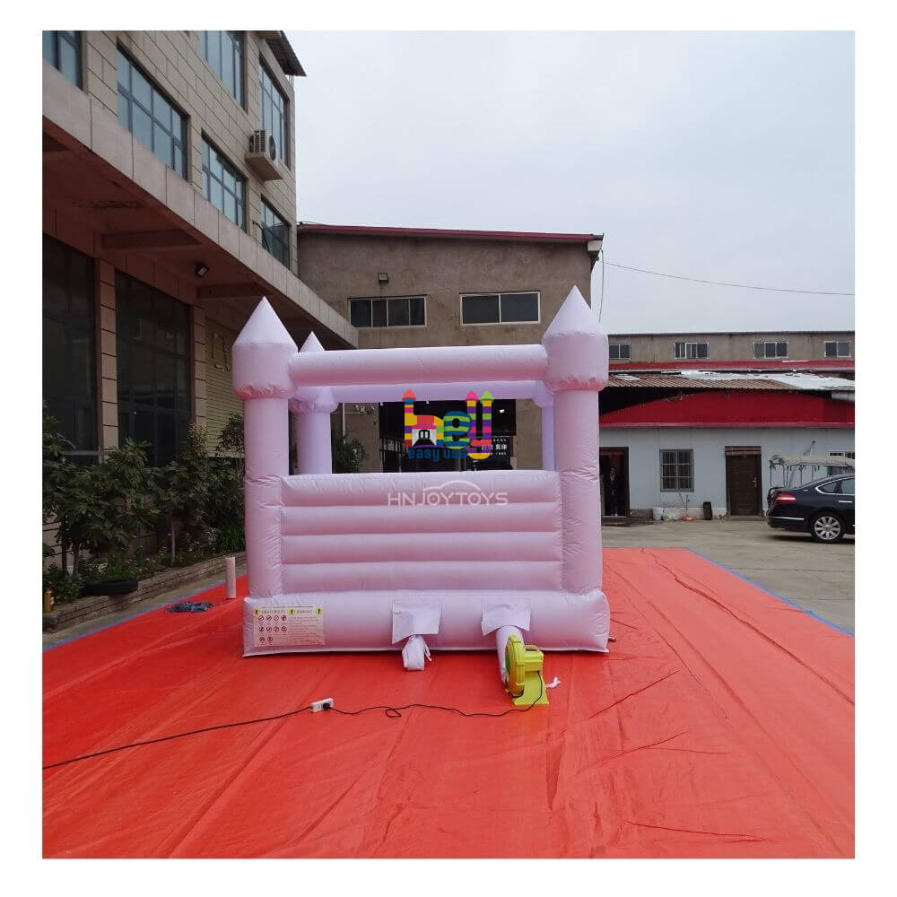 white bounce house bouncy castle with high quality