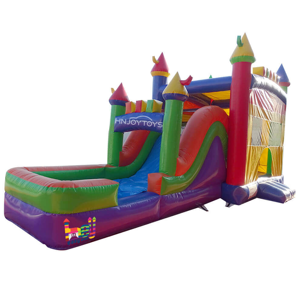 hot sale promotion inflatable 5 in 1 bounce house combo