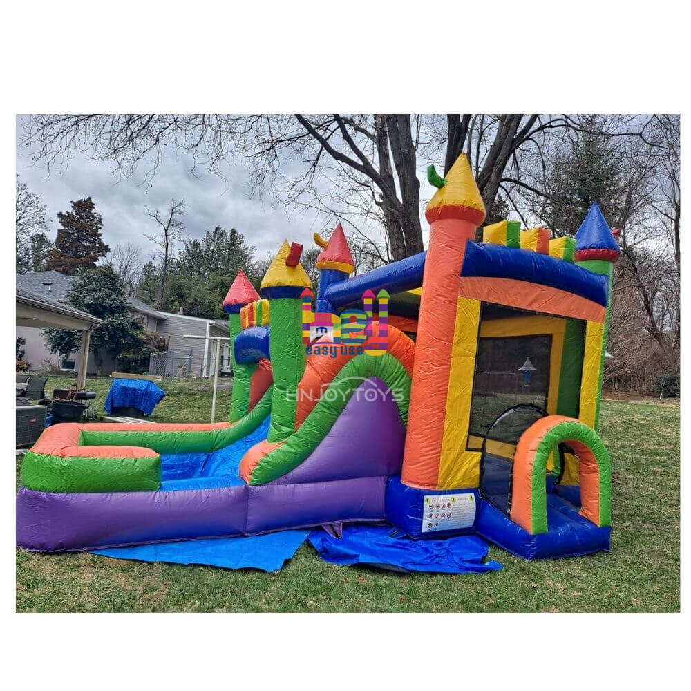 high quality PVC 5 in 1 castle combo