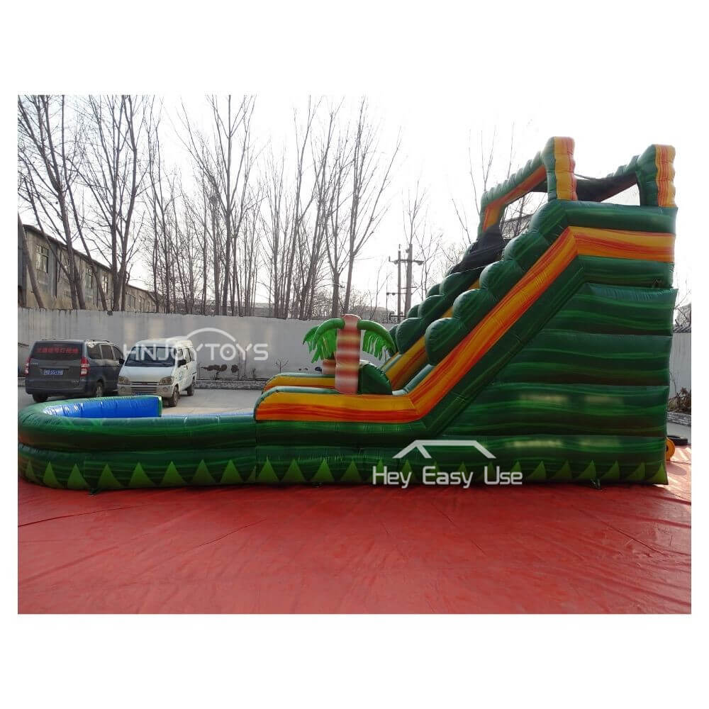 colorful inflatable slide kids