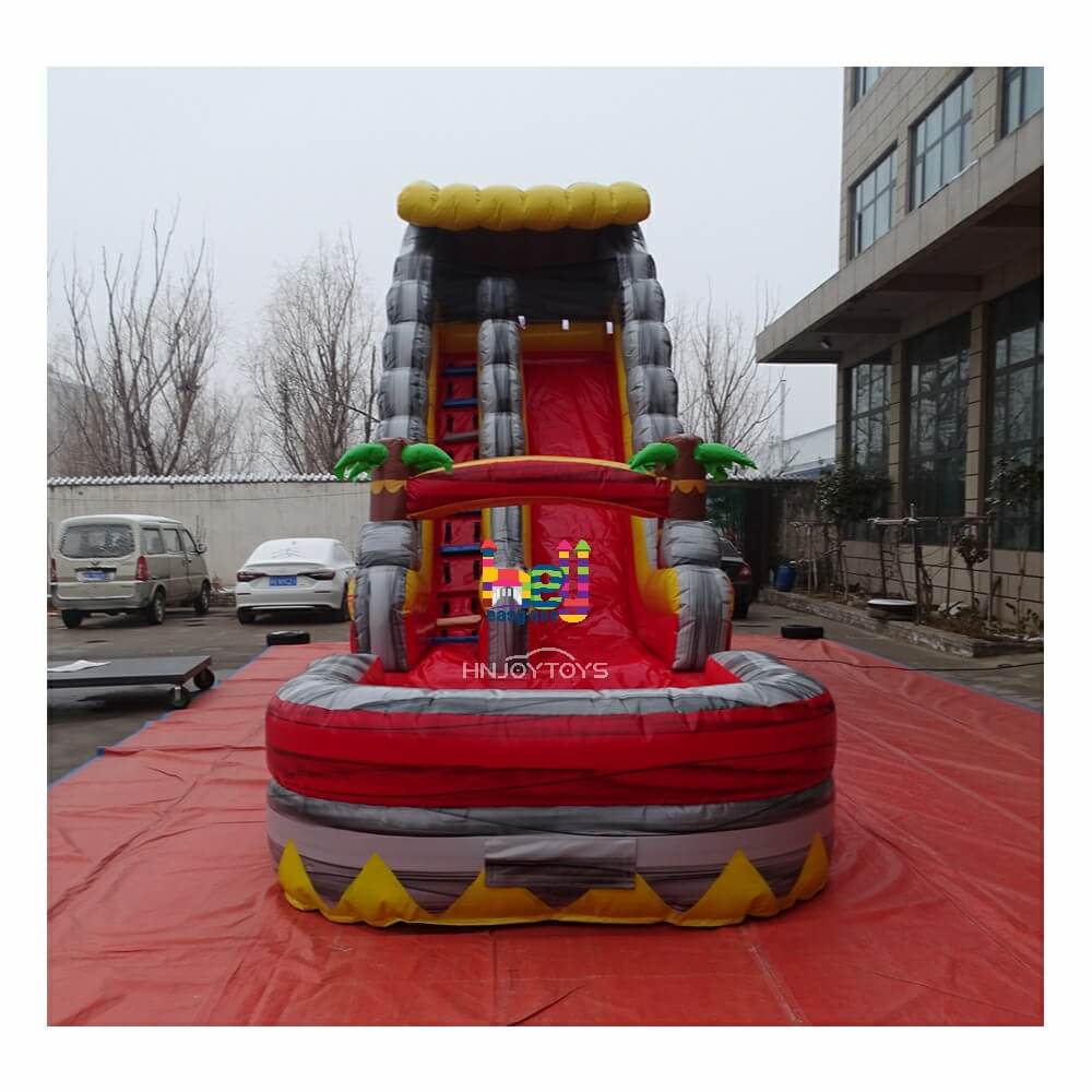 commercial PVC inflatable pool waterslide