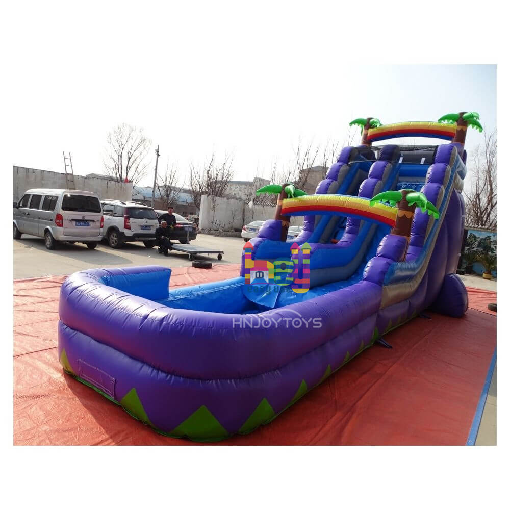 popular inflatable water slide pool