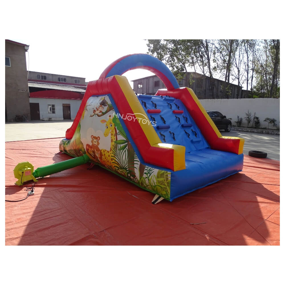 factory price PVC mini inflatable dry slide