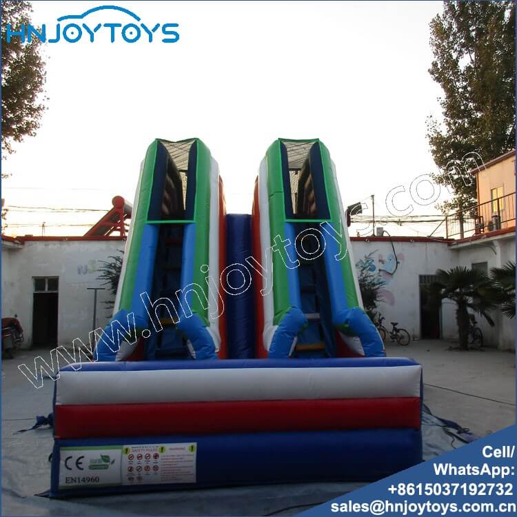 high quality PVC inflatable slide rider