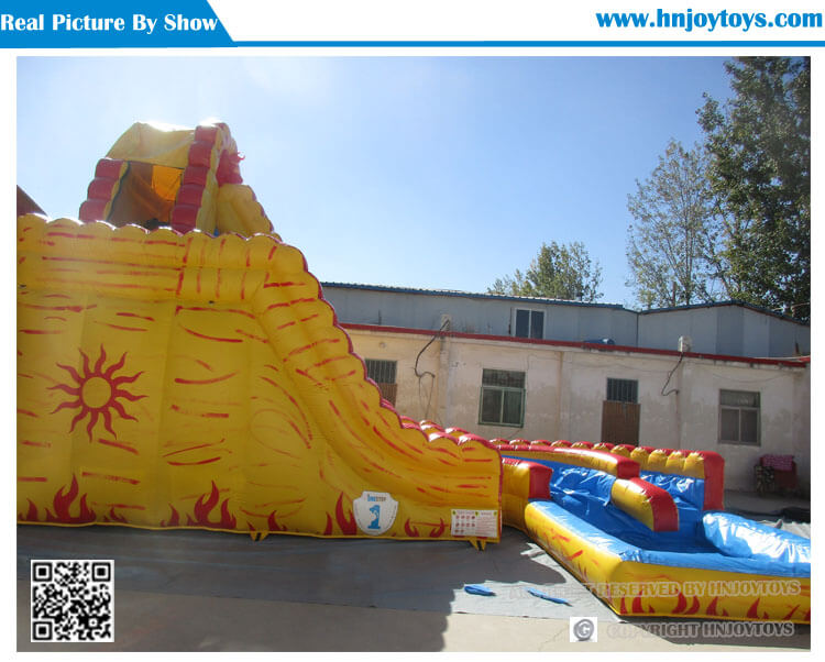 high quality PVC inflatable sea slide