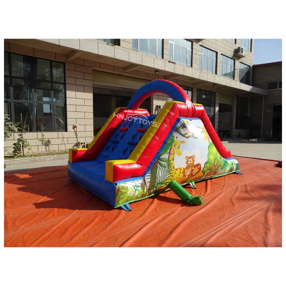 factory price PVC mini inflatable dry slide