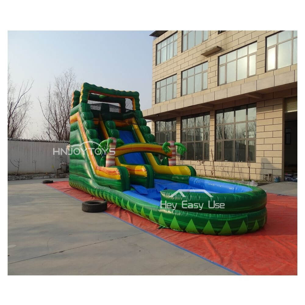 colorful inflatable slide kids