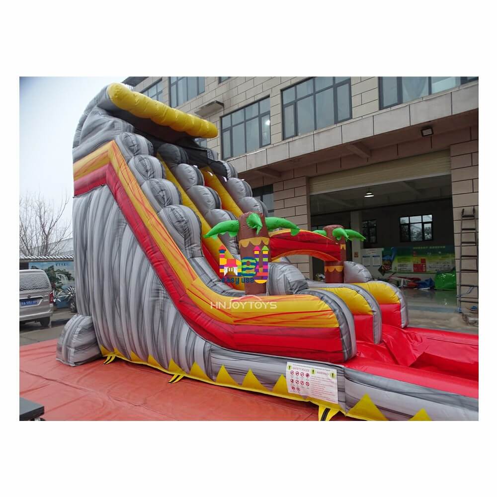 commercial PVC inflatable pool waterslide