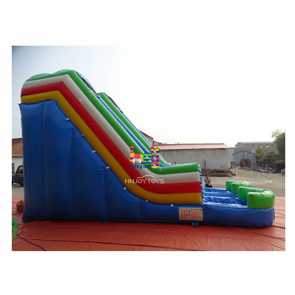 PVC detached inflatable double lane water slide