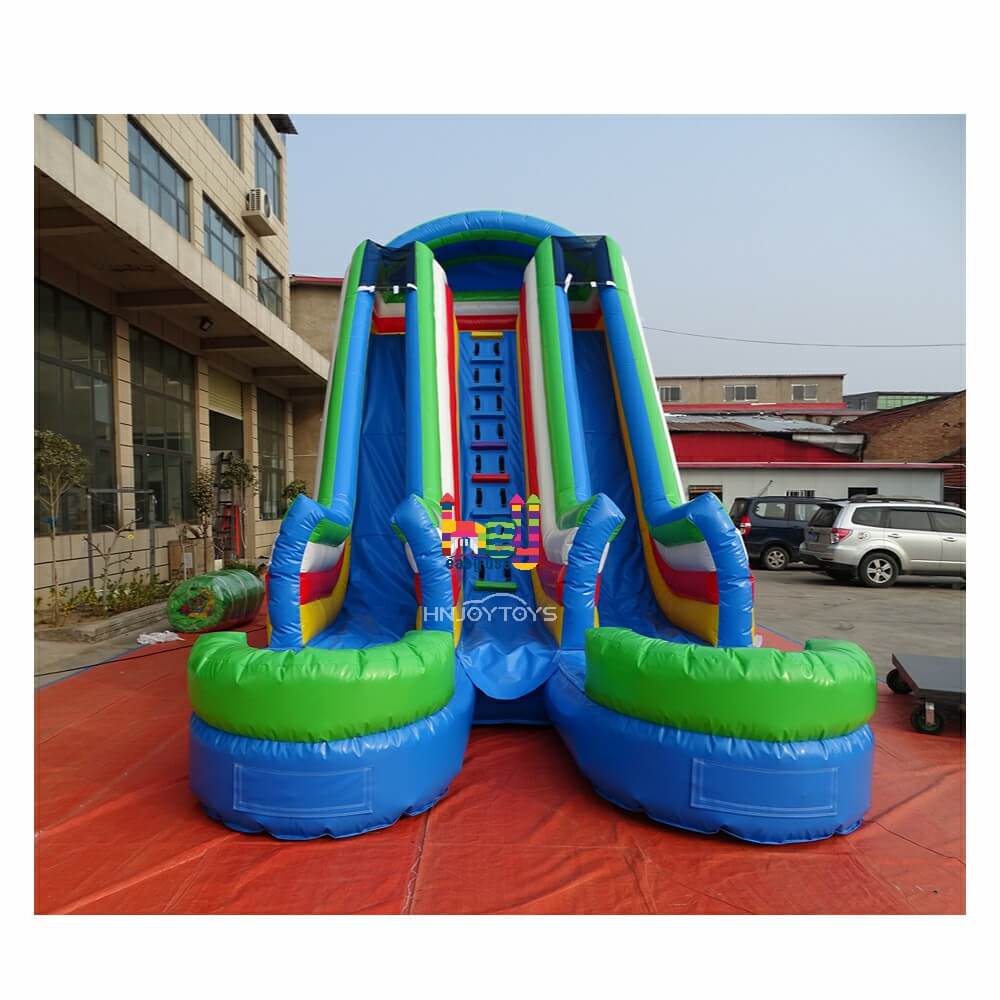 Commercial PVC Marble Inflatable Water Slide Inflatable Bounce House For Party Rental