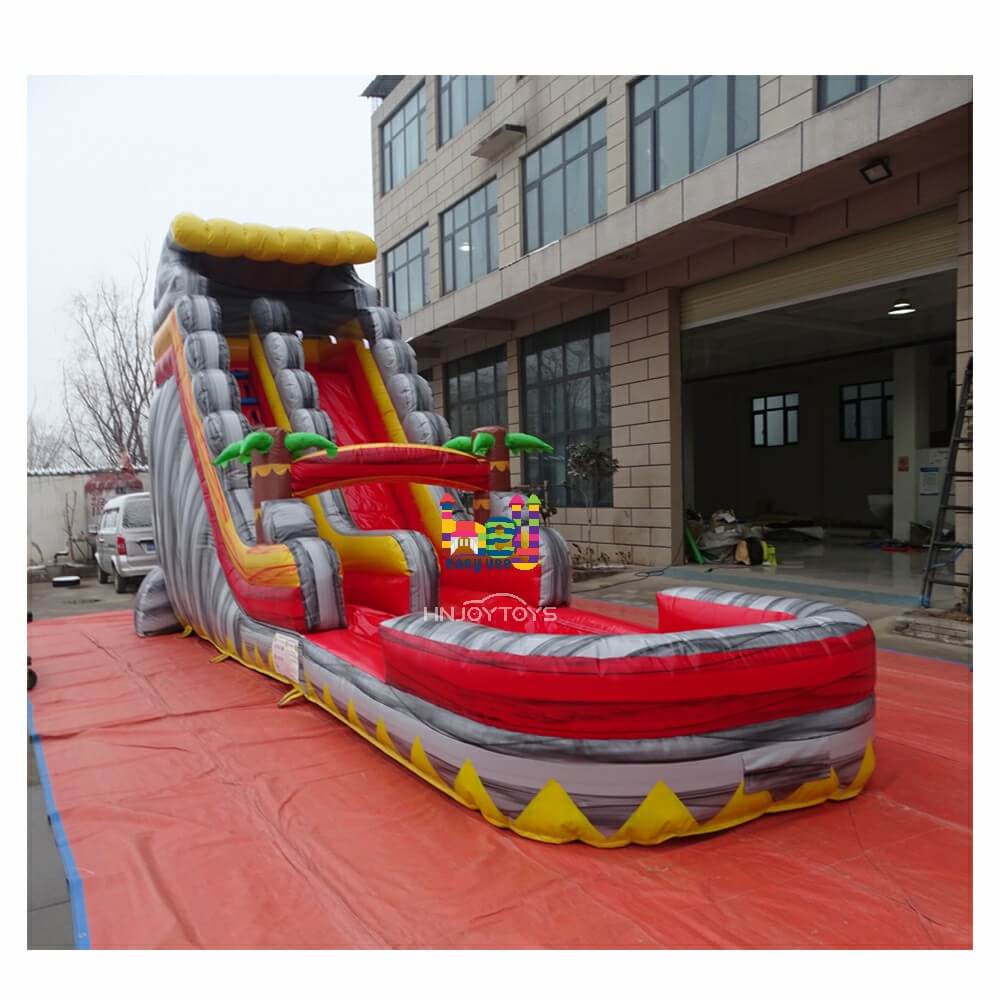 commercial PVC inflatable pool waterslide