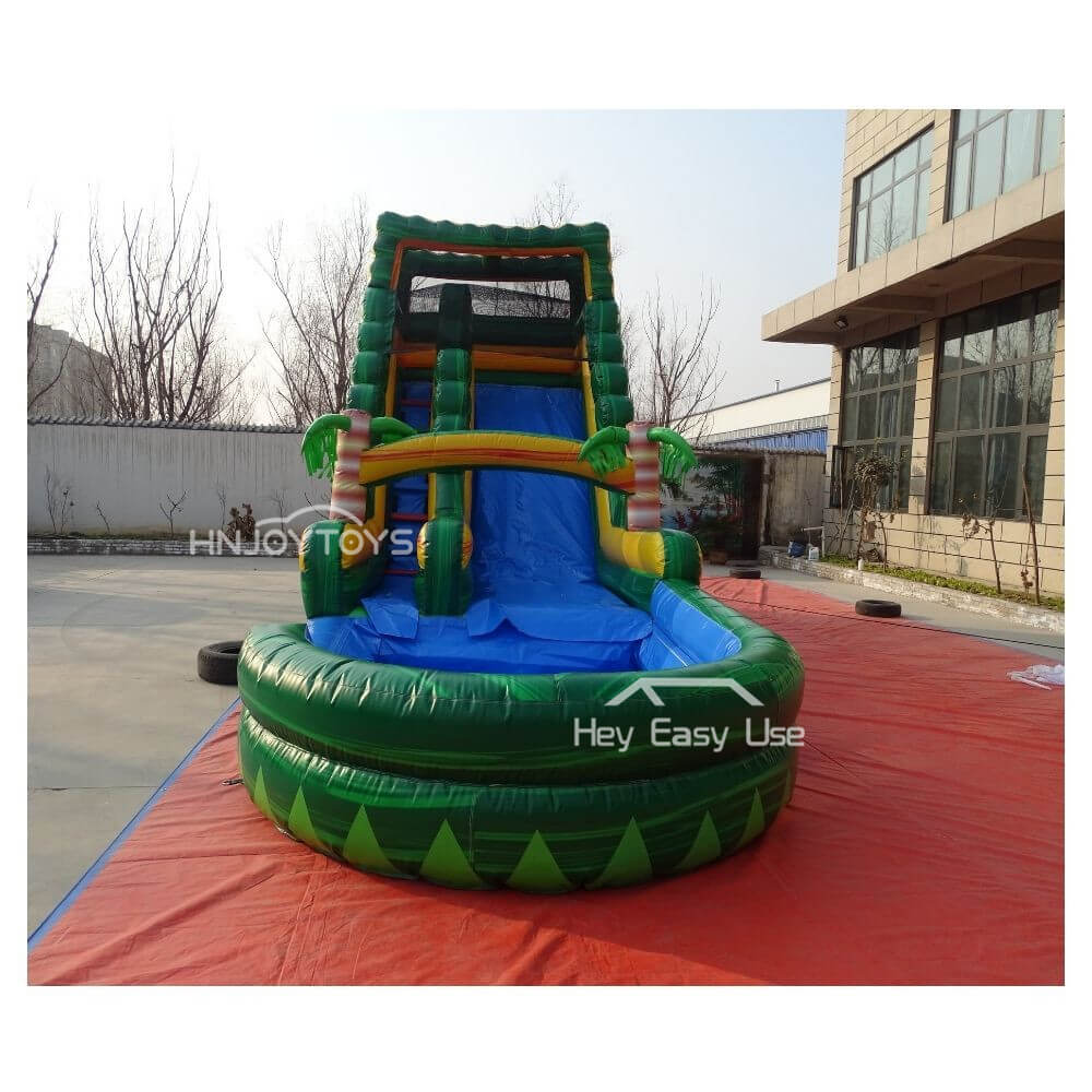 colorful inflatable slide kids