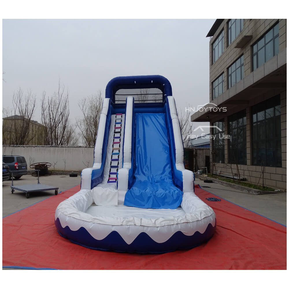 outdoor inflatable cliffhanger slide