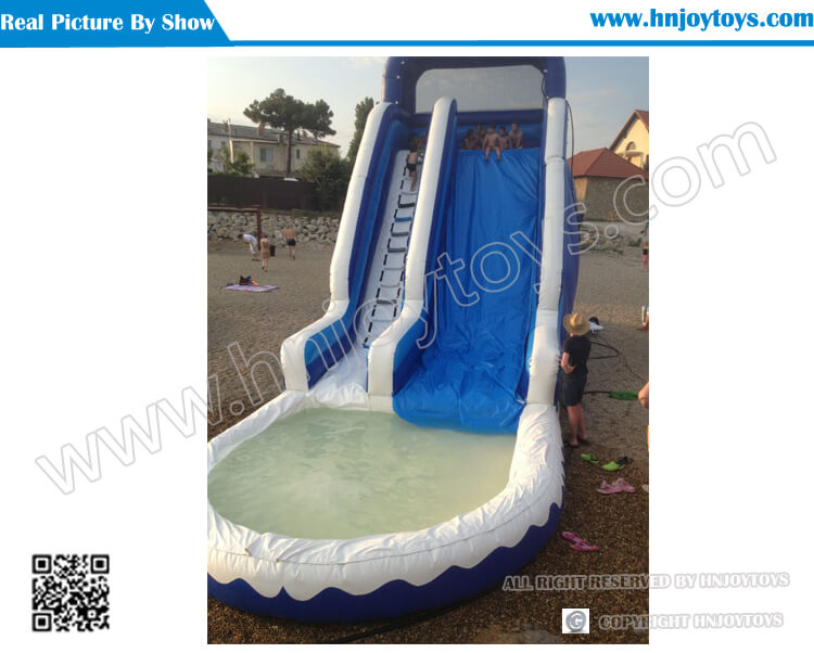 outdoor inflatable cliffhanger slide