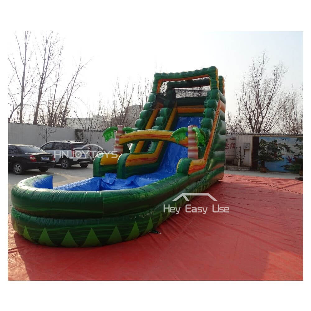 colorful inflatable slide kids