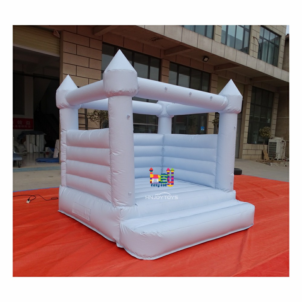 high quality PVC white bounce house combo