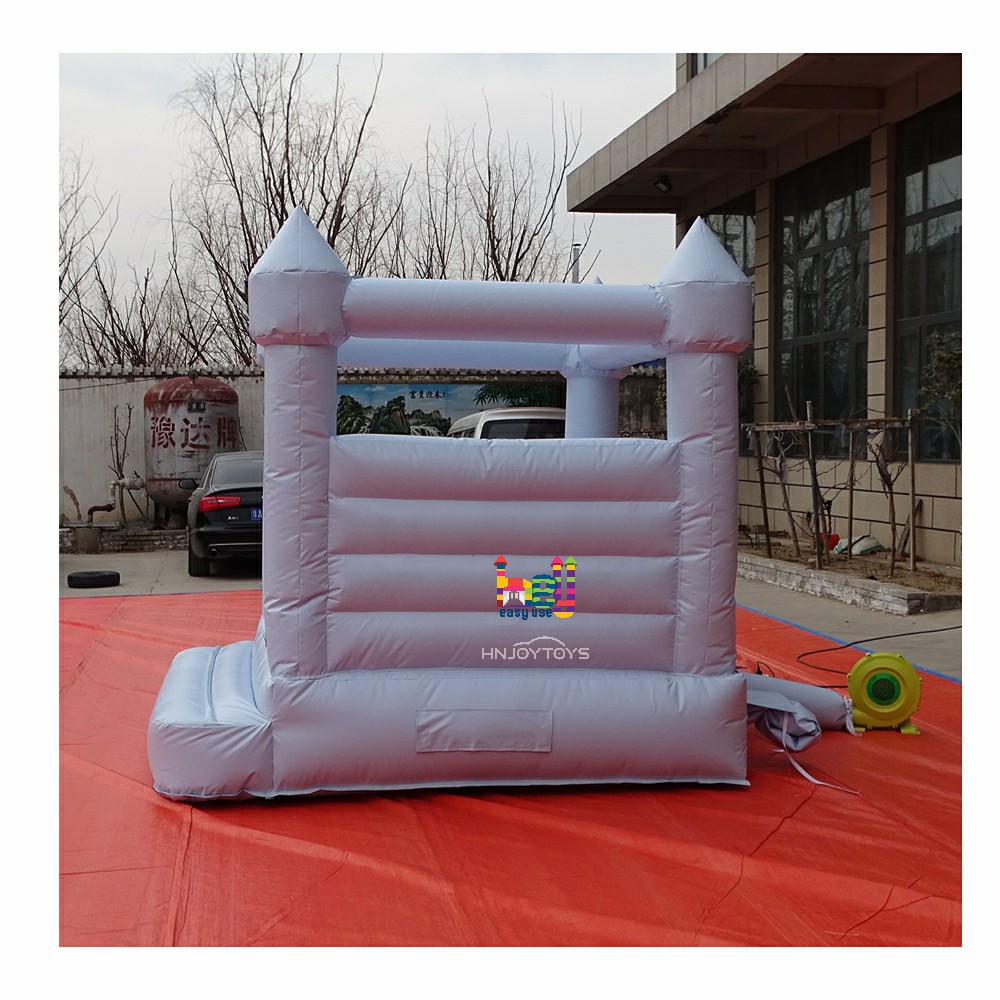 high quality PVC white bounce house combo