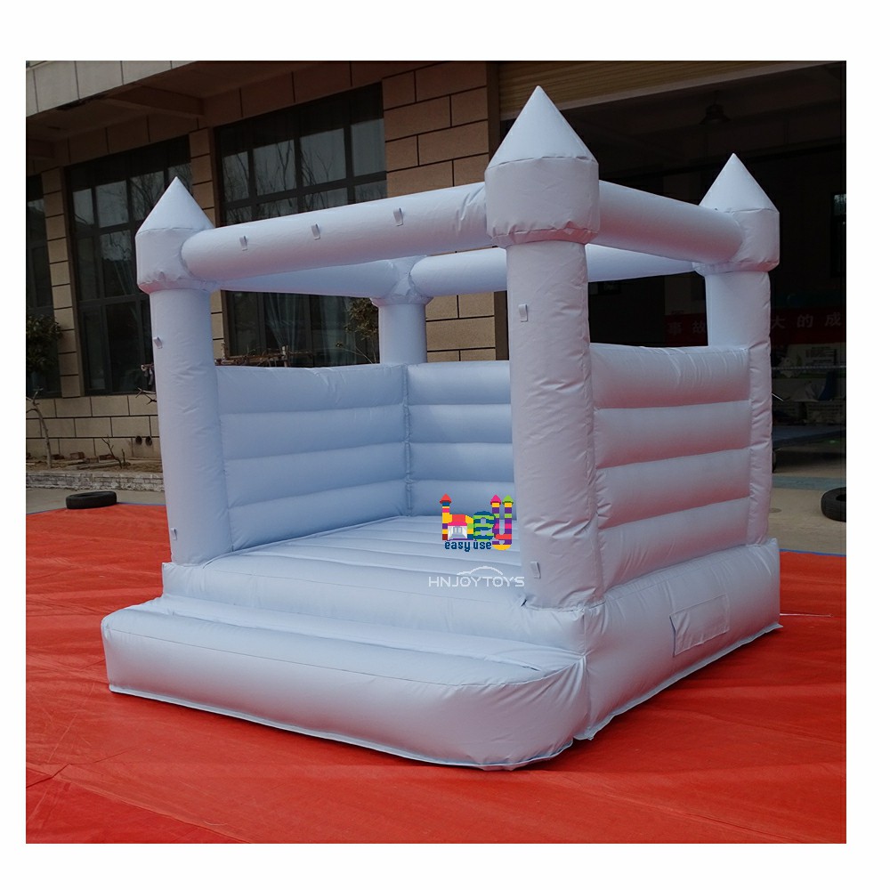 high quality PVC white bounce house combo