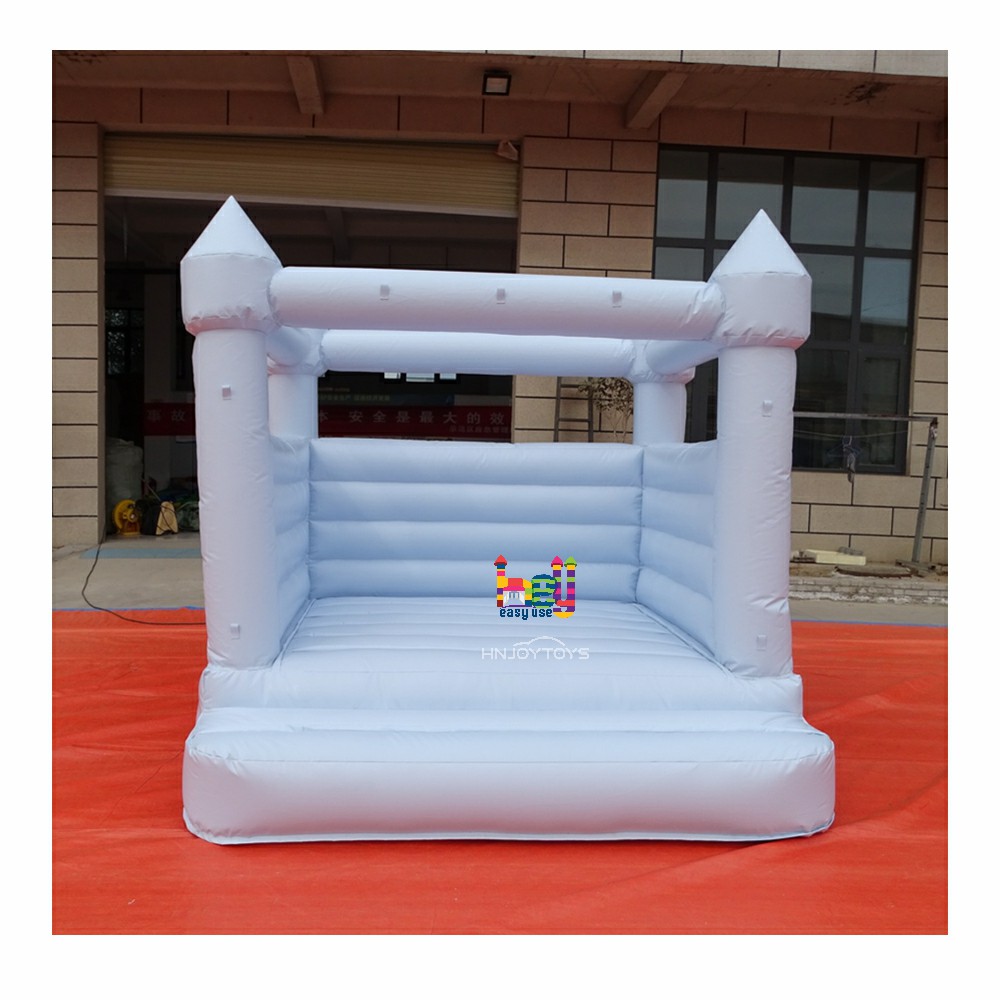 high quality PVC white bounce house combo