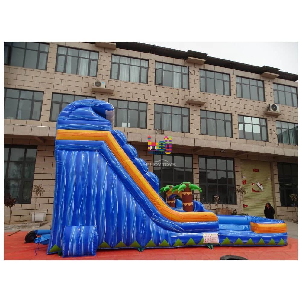 custom bouncing castle with water slide