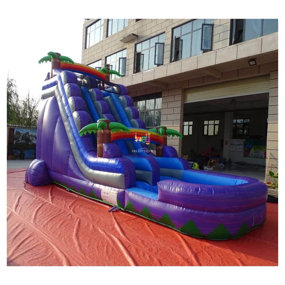 custom twisting water slide