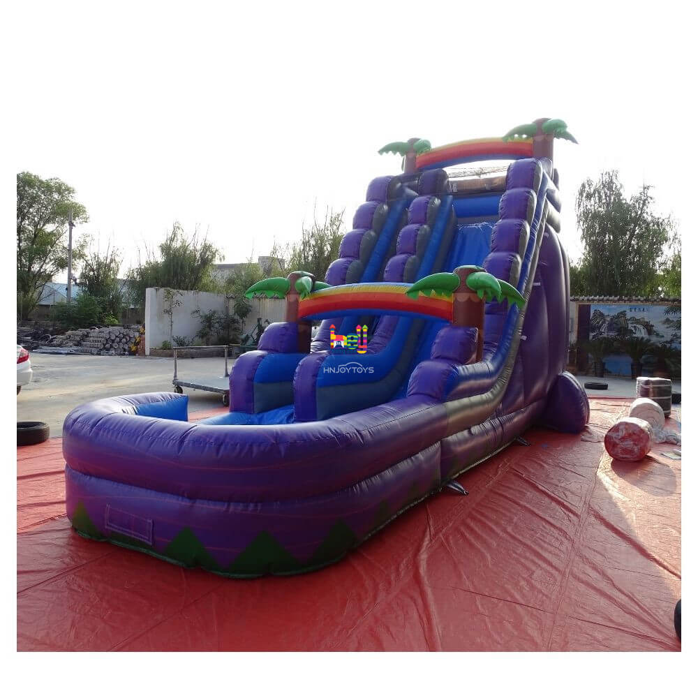 custom twisting water slide