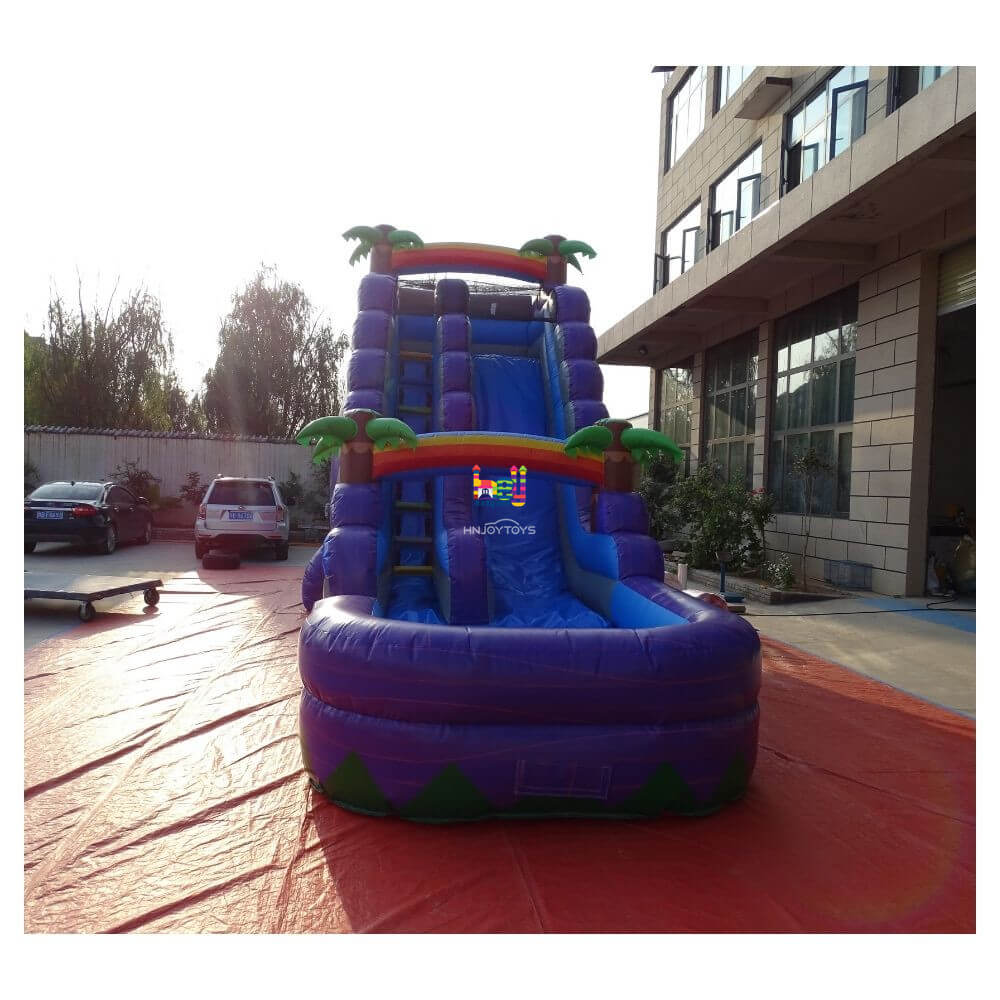 custom twisting water slide