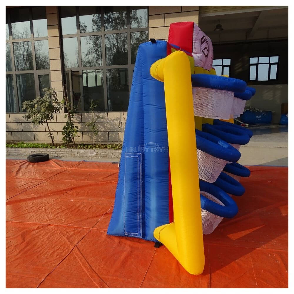 colorful inflatable soccer field for rent