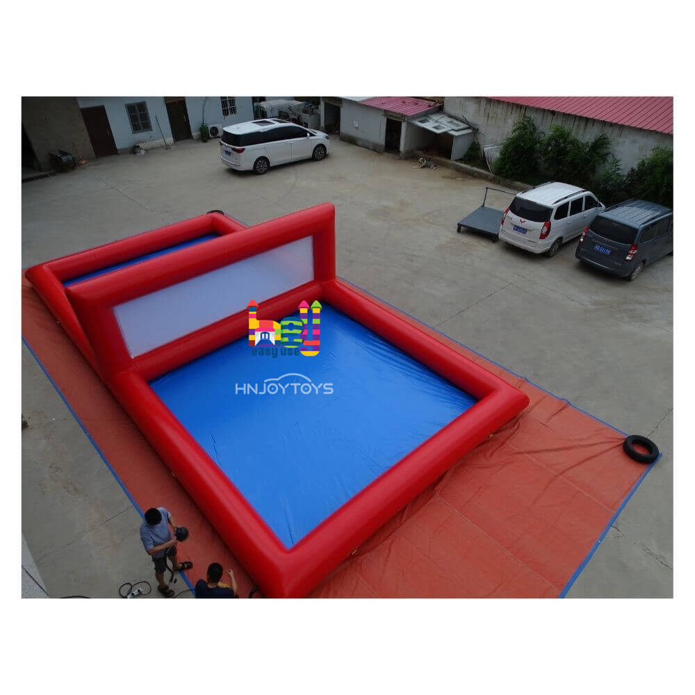 holiday theme small inflatable soccer field