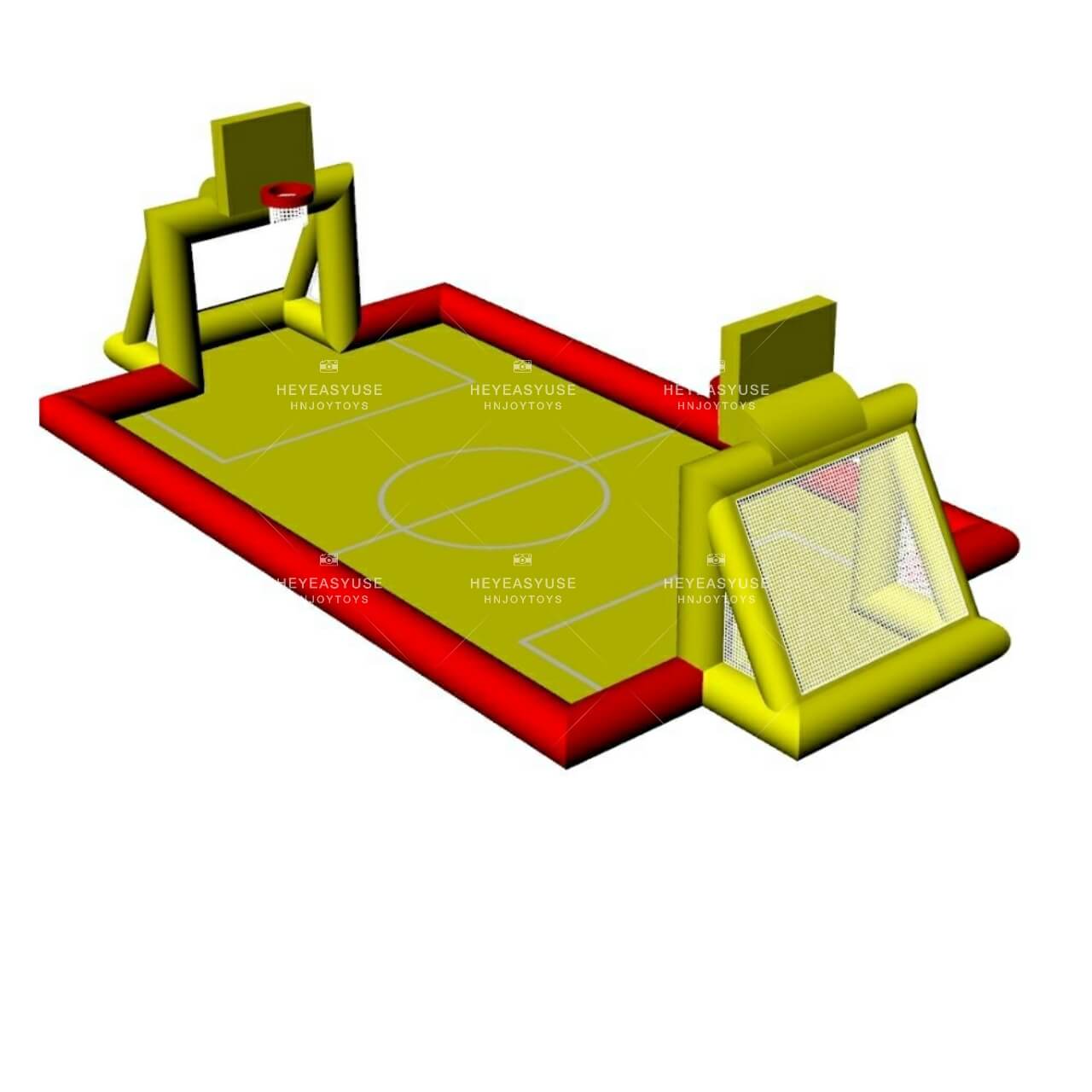 new style mini inflate soccer field