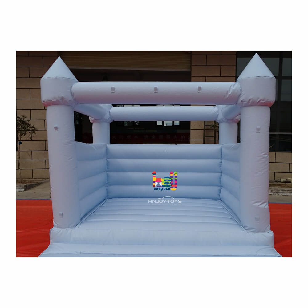 outdoor inflatable white bounce