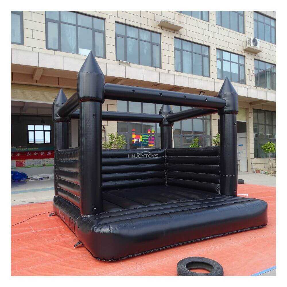 commercial rental inflatable black bounce house