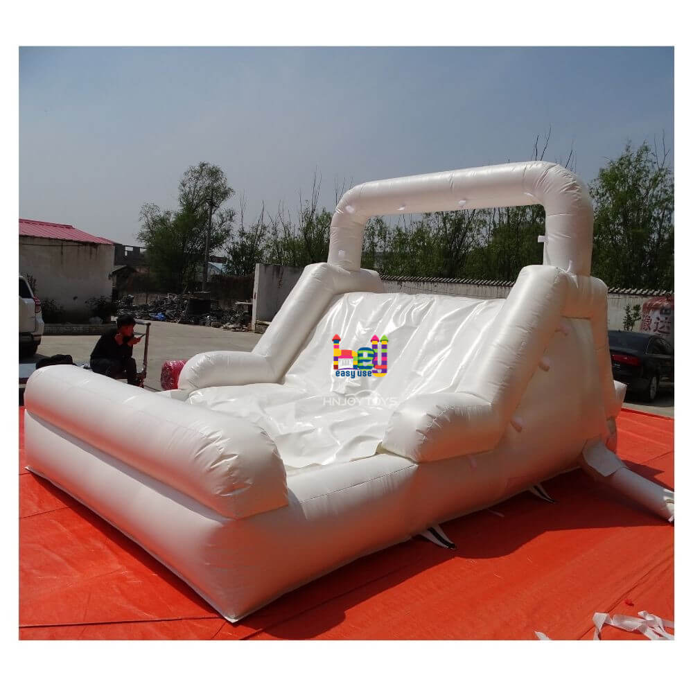 white inflatable water slide for kids