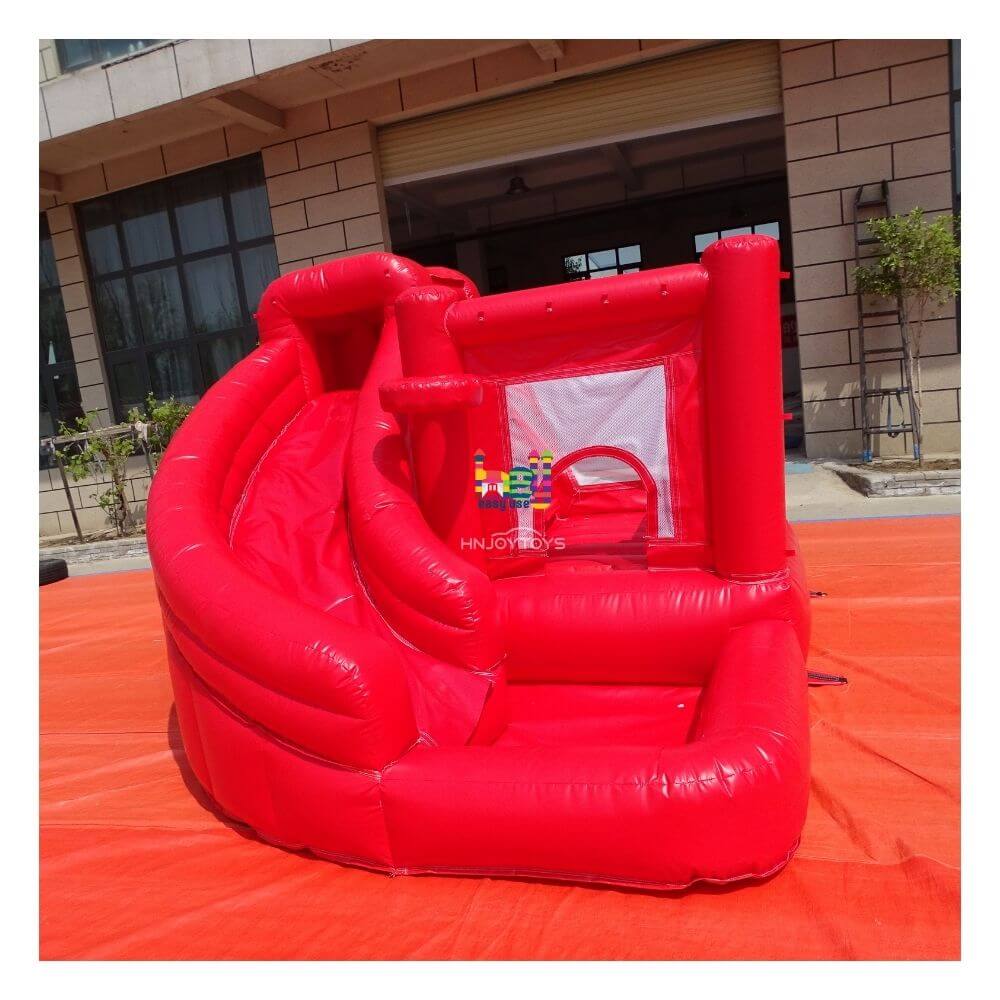 red big inflatable castle 